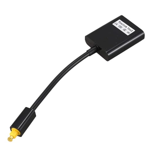 Black Digital SPDIF Optical Audio Splitter 2 Way Toslink Splitter Adapter 1 Input 2 Output SPDIF Optical Cable Hub Satellite Television Products Part