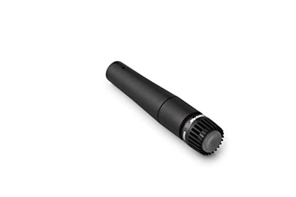 Shure SM57 Pro XLR Dynamic Instrument Microphone | Cardioid dynamic mic for studio and live instruments, drums, percussion and amp miking; recording-ready