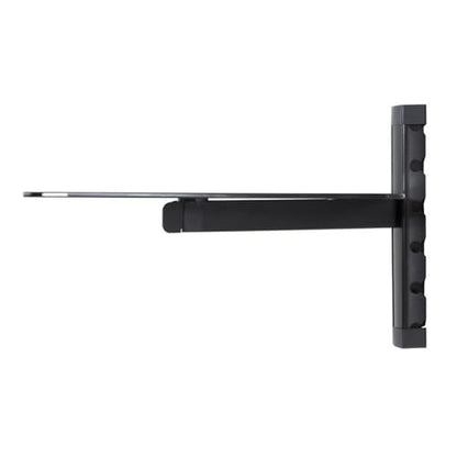 AVF Steel Wall Mounted AV Component Shelving System with 1 Shelves in Black
