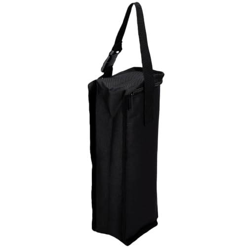 Yosoo Black Folding Nylon Blender Storage Bag with Carrying Strap for Portable Mixer