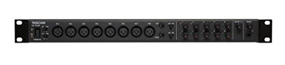 Tascam US-16x08 Rackmount USB Audio/MIDI Interface for Recording, Drum Recording, 8 XLR/8 1/4" Inputs, 8 Outputs, Control Software,Black - style: US-16x08