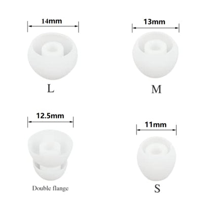 Replacement Earbuds Silicone Earbuds Buds Set 8 Pairs Compatible with Beats Flex Compatible withProwerbeats Pro - color: color10