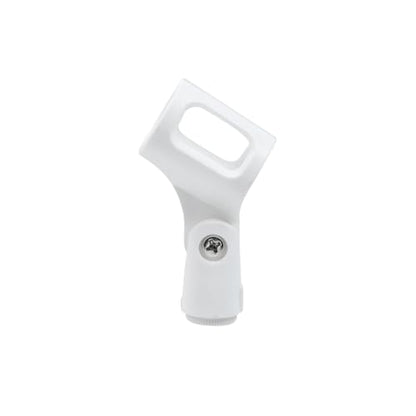 4Pcs Microphone Clip Rubber Flexible Mic Holder (White) | Handheld Wireless, Adjustable Angle, Inner Diameter Range 30-50mm - style: White, Square