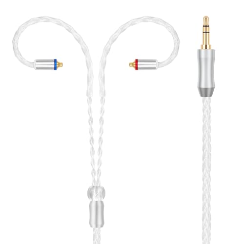 SE215 Cable Compatible with Shure SE215, SE215 Pro, SE315, SE425, SE425 Pro, SE535, SE846, AONIC 3, AONIC 4, AONIC 5 Earphones, MMCX Replacement Cable, 3.77ft