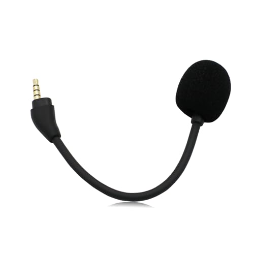 Mic for Hyper X Cloud 3 III Headset, Replacement Parts Game Microphone on PS4 PS5 Xbox - 3.5mm Detachable, Noise Cancelling