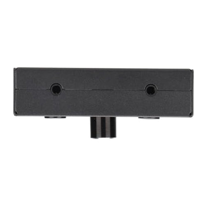3.5mm Stereo Audio Switcher Bidirectional 2 in 1 Out or 1 in 2 Out Manual Selector Box with Mute Button Plug and Play for Speakers and Headphones