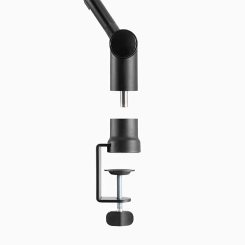 Desky Adjustable Microphone Boom Arm - Low Profile Mic Arm Desk Mount -