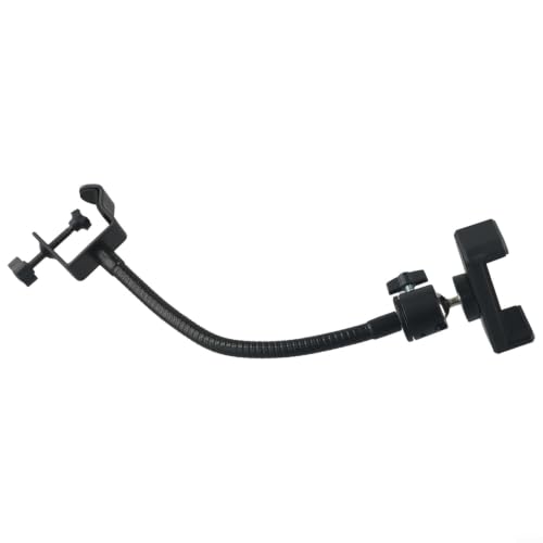 Adjustable Gooseneck Microphone Stand with Desk Clamp, Flexible Metal Arm for Podcasting Streaming Gaming, Compatible with Handheld Mics and Smartphones(C) - size: C