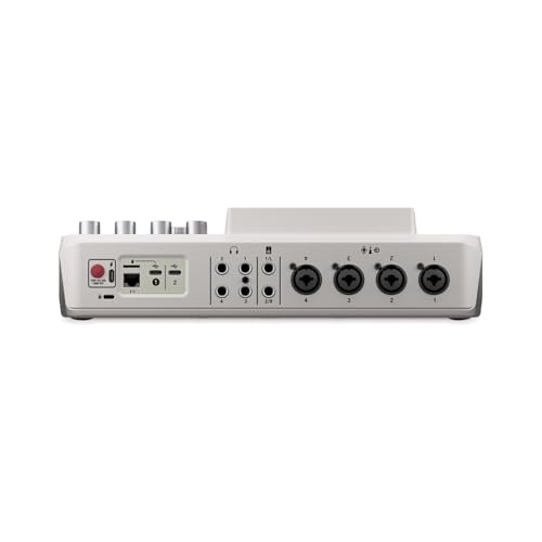 Rode RODECaster Pro II Integrated Audio Production Studio (White) Bundled with (2) Podcast Mic Packs + 128GB Micro-SD Card + Cleaning Cloth (4 Items)