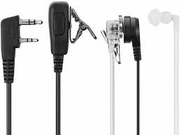Baofeng Air Acoustic Tube Earpiece Throat Mic Air Tube Earpiece Headset for Baofeng UV5R BF-888s