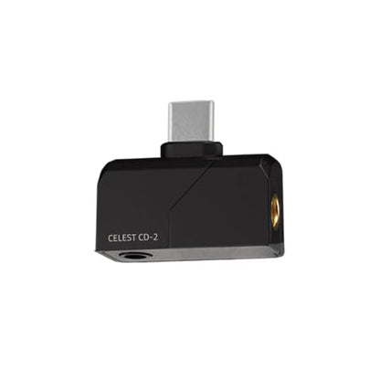 Celest CD-2 Portable IEM DAC, in Ear Monitor Amplifier, USB C to 3.5/4.4mm Output Headphone Amplifier, High Resolution 32bit/384kHz, HiFi Mini Earbuds Amp for Phone/PC (Black)