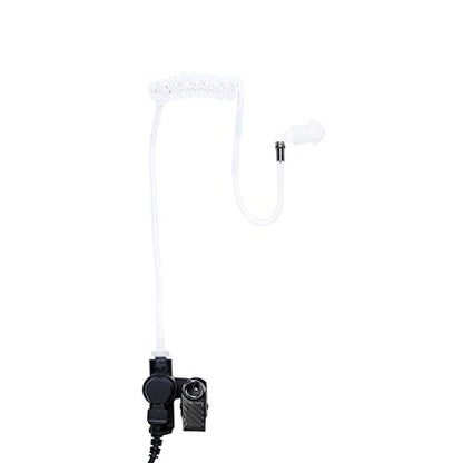 K-Storm PD682 PD602 Acoustic Tube Radio Earpiece for Hytera Walkie Talkie | Compatible with PD600 PD662 PD680 PD685 HP602 X1p X1e etc, PU Material, Black