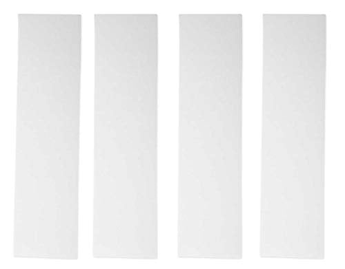 Rockville RVSM1 White Pair Adjustable Height Studio Monitor Speaker Stands | 33"-45" Height Range, 80 lb Capacity, EVA Isolation Pads, Steel Construction, Security Pin Lock