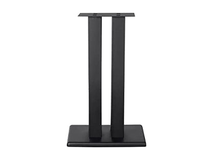 Monolith 18in Speaker Stand - 75lbs Max Weight, Scratch‑Resistant, Perfect for Center or Bookshelf Speakers, Black