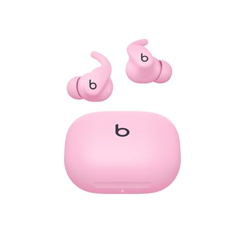 Beats Powerbeats Fit - Wireless Noise Cancelling Workout Earbuds with Secure-Fit Wingtips, Up to 30-Hour Battery Life, Sweat & Water Resistant, Apple & Android Compatible - Power Pink - color: Power Pink, style: Powerbeats Fit