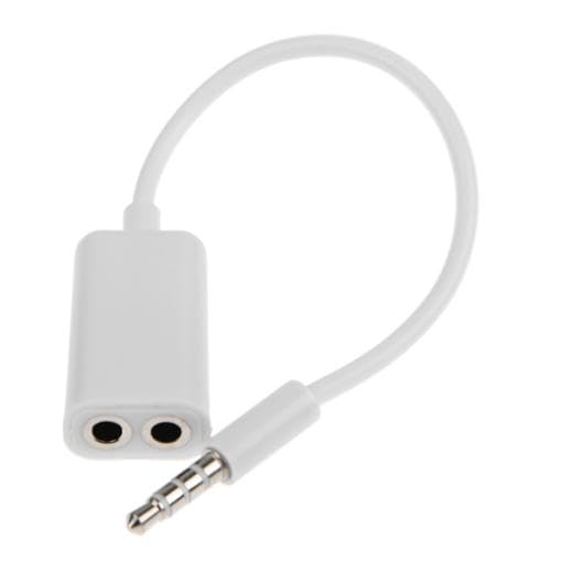 Headphones Splitter 3.5mm Earphone Adapter Compatible with Samsung Galaxy A06/A05/A04, Dual Headset Port Audio Jack Adaptor