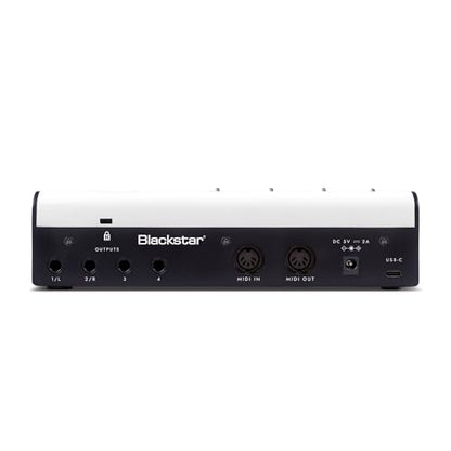 Blackstar Polar 4, 4 channel 4-in/8-out USB-C Guitar Audio Interface w/ 4 | Microphone Preamps and 2 Headphone Outputs