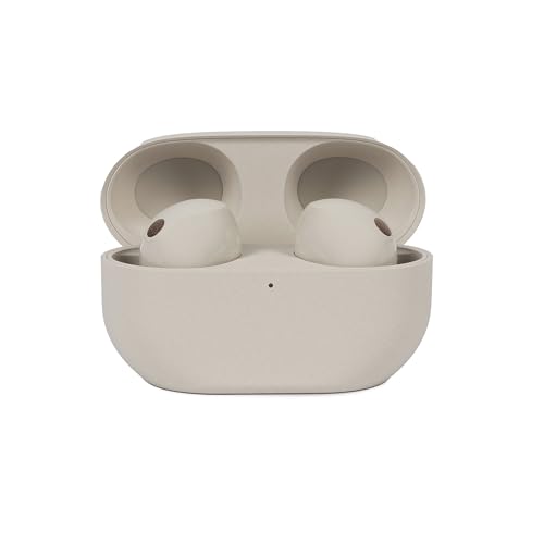 Sony WF-1000XM5 True Wireless Noise Canceling Earbuds (Silver) Hi-Res Audio, Bluetooth 5.3, Adaptive ANC, Built-in Microphone with Goby Labs Cleaner and Microfiber Cloth Bundle - color: Silver