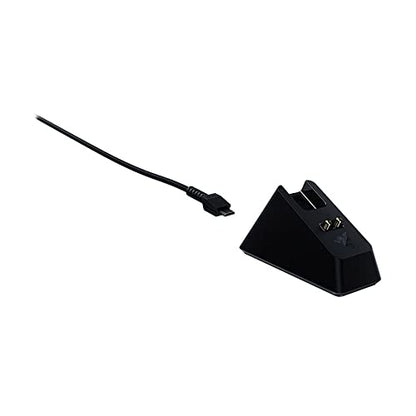 Razer Mouse Charging Dock Chroma: Magnetic Dock with Charge Status RGB Lighting - Anti-Slip Gecko Feet - Powered by Razer Chroma - Classic Black