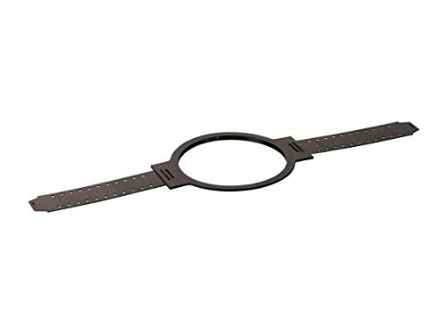 Monoprice Rough-in Speaker Bracket - For 8in Round Speakers, 10in Cutout Diameter, Black