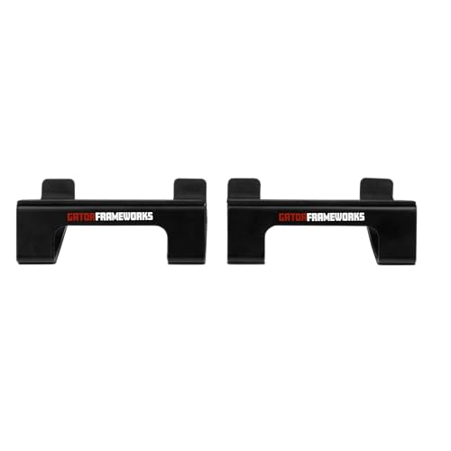 Gator Frameworks Desktop Wedge Stands for Small to Medium-Size Computer Speakers & Studio Monitors – Set of 2 (GFW-SPKSTMNDSK-WDG) - style: Wedge Style