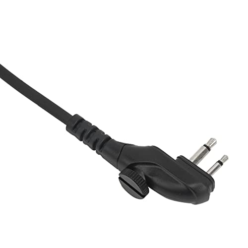 Undercover Earpiece with Microphone Radio-eam12 Ptt Mic VOX Acousitc Ear Piece Walkie Talkie Headset for Hyt Hytera 2 Pin BD402i BD502i BD612i BD 500 510 550 610(Replace for EAM12)