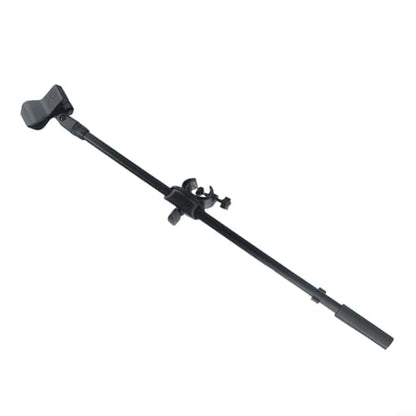 Adjustable Microphone Stand Boom Arm Mount With Holder Extension Bracket 360 Degree Rotating Desktop Mic Stand Clip For Studio Broadcasting Recording Live Streaming 55CM Length(Mic Clip B) - size: Mic Clip B