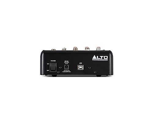 ALTO TrueMix 500 Audio Mixer with USB Interface | XLR Mic Input for Podcasting, Streaming, and Recording on Mac and Windows - size: 5 Channel, style: TrueMix 500