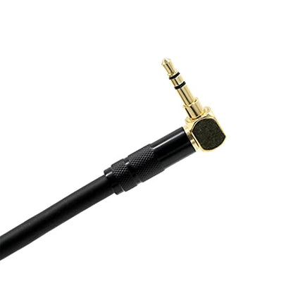 Universal 3.5mm Male to Male AUX Cabel Car Headphone Adapter 90 Degree Angle - color: 1.5m