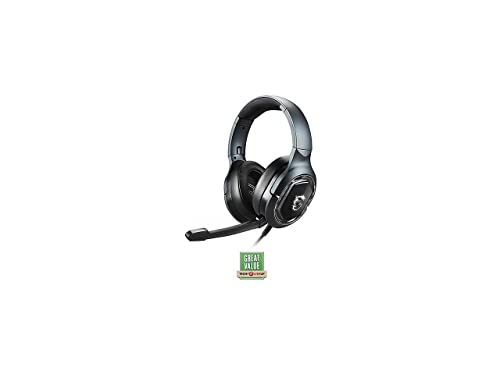 msi Immerse GH50 Wired Gaming Headset, 7.1 Surround Sound, Foldable Metal Headband, RGB Mystic Light, Carrying Pouch Included, PC/Mac - size: Large, style: Immerse GH50