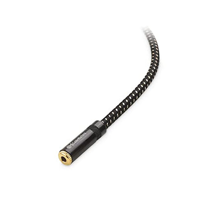 Cable Matters 6.35mm to 3.5mm Headphone Adapter Cable, 6ft | 1/4 Male to 1/8 Female, 3.5mm to 1/4 Adapter, Amp to Headphone Converter, Black - size: 6 ft