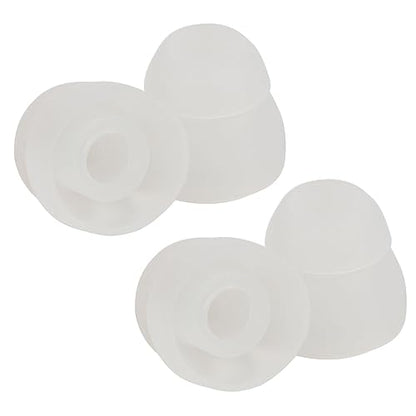 Replacement Double Flange Ear Tips Earbuds Silicone Pads for in Ear Headphones in-Ear Hole 4.5mm