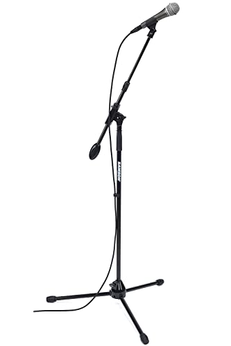 Samson Q8X Dynamic Supercardioid Handheld Microphone | Supercardioid dynamic microphone with neodymium element and shockmount for vocals, drums and guitar cabinets
