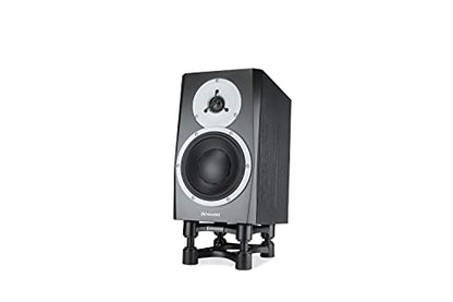 IsoAcoustics Iso-Stand Series Speaker Isolation Stands with Height & Tilt Adjustment: Iso-155 (6.1” x 7.5”) Pair - size: Iso-155 (15.5 x 19 cm)