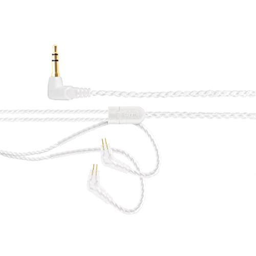 CTM Standard Clear Cable, HiFi Audio 2 Pin Connector Standard 50' Inch Clear Cable, HiFi Audio 2 Pin Connector - style: CTM Standard 50' Inch Clear Cable, HiFi Audio 2 Pin Connector