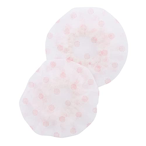 DISPOSABLE MICROPHONE CAP PROTECTIVE COVER REPLACEMENT 120PCS FOR MICROPHONE DUST SALIVA PROOF (red dot white) - color: red dot white