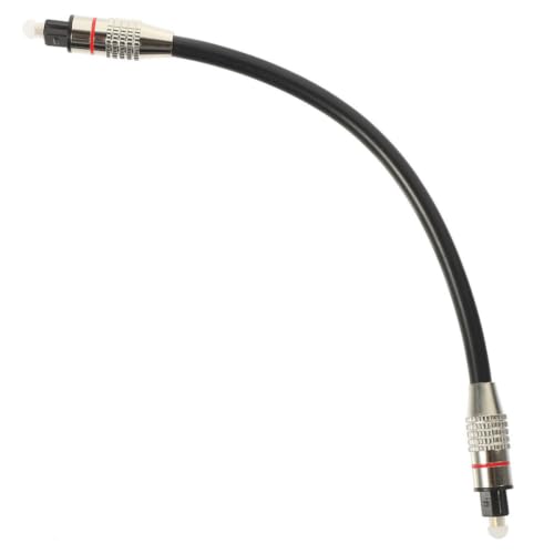 Abaodam Optical Audio Cable Male to Male Cord for Home Theater System, Stable Signal Transmission and Shock-Proof Design, 1 Meter Fiber Audio Cable Replacement Sturdy PVC and Pmmc Material