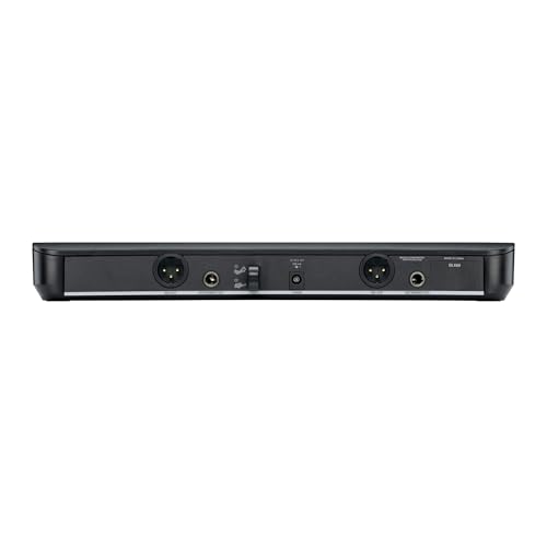 Shure BLX288/B58 Dual-Channel Wireless Audio System J11 Band (596–620 MHz) – BLX88 Receiver, (2) BLX2 Transmitters with Beta 58A Mic, Up to 14 Hr Battery, 300 ft Range | BLX88 Receiver, (2) BLX2 Transmitters with Beta 58A Mic, Up to 14 Hr Battery, 300 ft