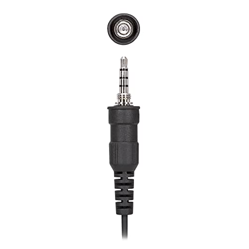 2 Pack BDS15-Y2 D-Shape Style Earphone with PTT MIC for Motorola Vertex Standard VX-6E VX-120 FT-270R VX-7R FT-277R - size: 2 Pieces