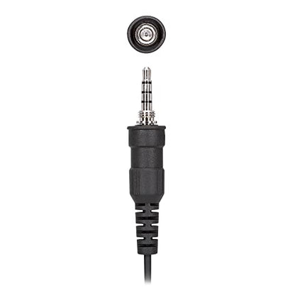 2 Pack BDS15-Y2 D-Shape Style Earphone with PTT MIC for Motorola Vertex Standard VX-6E VX-120 FT-270R VX-7R FT-277R - size: 2 Pieces