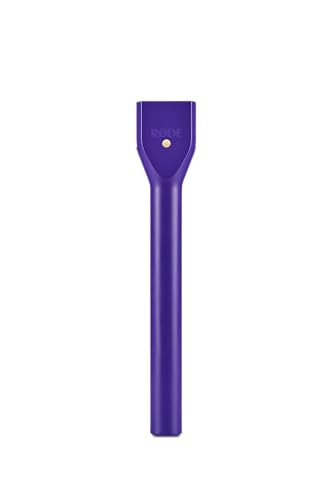 RØDE Interview GO Handheld Adaptor for RØDE Wireless Microphones (Purple) | Handheld adapter with foam windshield for interviews, field presentations and content creation - color: Purple