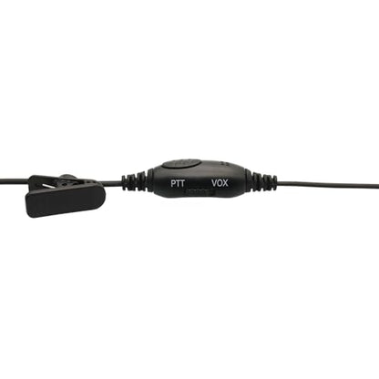 Over-Head Earpiece with Boom Mic VOX for Motorola MD200TPR MH230R MT350R MT352R MS355R MR355R Talkabout Walkie Talkie 1-pin