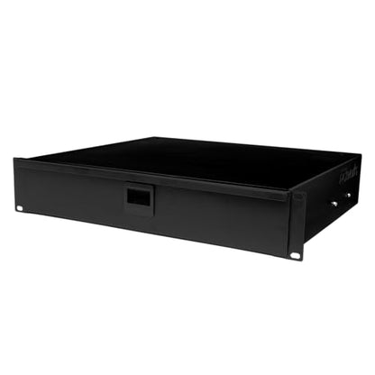 Gator Rackworks Wired Microphone Rack Mounted Drawer with Lock - Fits 10 Wired Microphones, 2U Size (GRW-DRWMIC10) - size: 2U Rack Space - Wired Mic Insert, style: Wired Mic Drawer