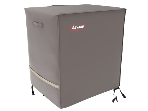 ATYARD 30-inch Outdoor Cover for Keter Unity (Small) Portable Table - UV Resistant, Breathable, All Weather (30" L x 24" W x 32" H) Brown - color: Brown, size: 30" L x 24" W x 32" H