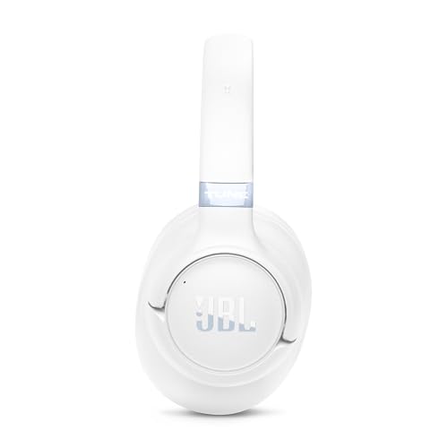 JBL Tune 780NC - Noise Cancelling Headphones - White | Hi-Res JBL Pure Bass Sound plus Spatial Sound, Adaptive Noise Cancelling with Smart Ambient - color: White