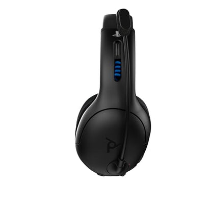 PDP AIRLITE PRO Wireless Power Stereo Gaming Headset with Noise Cancelling Microphone: Compatible with PS5/PS4/PS3 Console/PC Windows 10, Comfortable Lightweight Headphones, Long Battery Life (black)