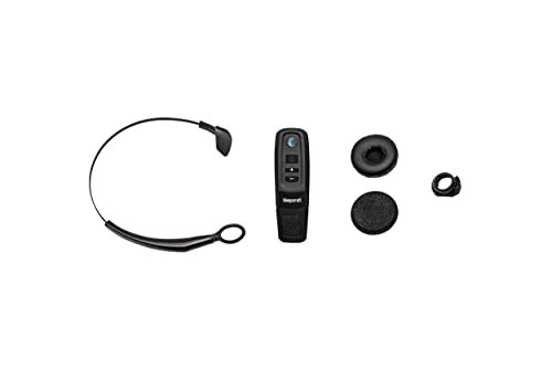 BlueParrott C300-XT Noise Canceling Bluetooth Headset – Hands-Free Wireless Headset, Perfect For High-Noise Environments, Long Wireless Range with Superior Sound, IP65-Rated, Black