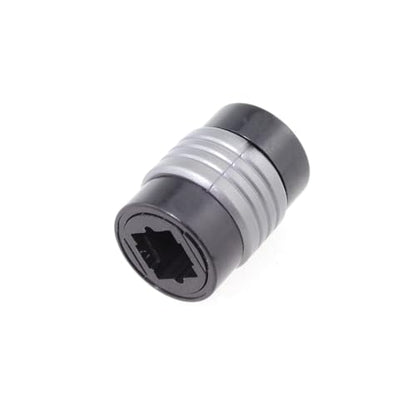 4PCS Optical Fibre Coupler Black Female to Female Digital Audio Extension Cable Connector Adapter Compatible with CD and Dolby Digital DTS Surround Sound Receivers