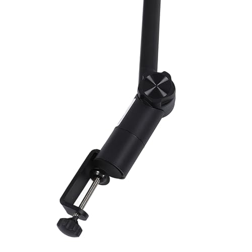 Zerone Adjustable Microphone Boom Arm Stand,Full 360 Degrees Rotation Mic Suspension Boom Arm Stand,Cable Management Channels, 3/8 to 5/8 Screw Adapter, Ideal for Podcast Streaming,