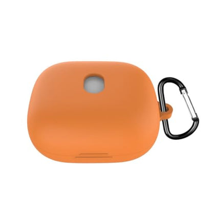 Soft Silicone Shell Cover for Earphones Easy Charging Access - color: Orange color